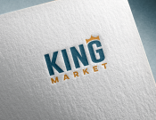 Projekt graficzny, nazwa firmy, tworzenie logo firm king market - maupa