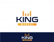 Projekt graficzny, nazwa firmy, tworzenie logo firm king market - stone