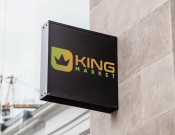 Projekt graficzny, nazwa firmy, tworzenie logo firm king market - ManyWaysKr
