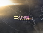 Projekt graficzny, nazwa firmy, tworzenie logo firm king market - Johan