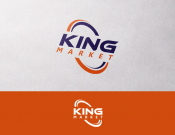 Projekt graficzny, nazwa firmy, tworzenie logo firm king market - GraphicDesigner
