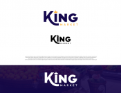 Projekt graficzny, nazwa firmy, tworzenie logo firm king market - Johan