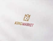 Projekt graficzny, nazwa firmy, tworzenie logo firm king market - myConcepT