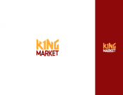 Projekt graficzny, nazwa firmy, tworzenie logo firm king market - absdesign