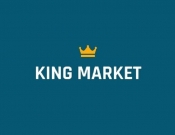 Projekt graficzny, nazwa firmy, tworzenie logo firm king market - TEDD