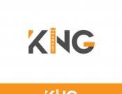 Projekt graficzny, nazwa firmy, tworzenie logo firm king market - H4Zi_ART
