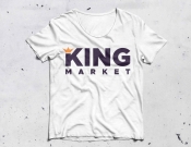 Projekt graficzny, nazwa firmy, tworzenie logo firm king market - JEDNOSTKA  KREATYWNA