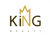 Projekt graficzny, nazwa firmy, tworzenie logo firm king market - TomeQuy