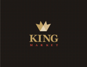 Projekt graficzny, nazwa firmy, tworzenie logo firm king market - wlodkazik