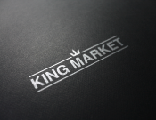 Projekt graficzny, nazwa firmy, tworzenie logo firm king market - Quavol
