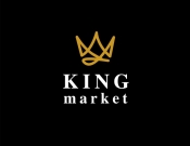 Projekt graficzny, nazwa firmy, tworzenie logo firm king market - plackowskanatalia
