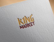 Projekt graficzny, nazwa firmy, tworzenie logo firm king market - absdesign