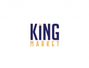 Projekt graficzny, nazwa firmy, tworzenie logo firm king market - 7thDesigners