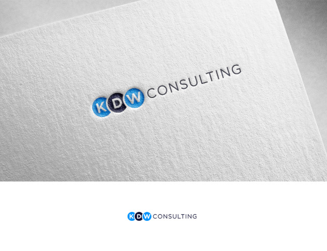 Projektowanie logo dla firm,  Logo dla KDW Consulting, logo firm - KDW Consulting