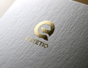 Projekt graficzny, nazwa firmy, tworzenie logo firm ESTETIQ-salon urody - noon