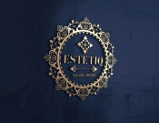 Projekt graficzny, nazwa firmy, tworzenie logo firm ESTETIQ-salon urody - Konwer