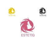 Projekt graficzny, nazwa firmy, tworzenie logo firm ESTETIQ-salon urody - Renemo