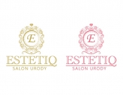 Projekt graficzny, nazwa firmy, tworzenie logo firm ESTETIQ-salon urody - Domżałowicz