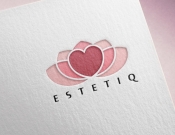 Projekt graficzny, nazwa firmy, tworzenie logo firm ESTETIQ-salon urody - maupa