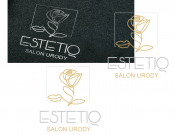 Projekt graficzny, nazwa firmy, tworzenie logo firm ESTETIQ-salon urody - jaczyk
