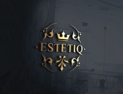 Projekt graficzny, nazwa firmy, tworzenie logo firm ESTETIQ-salon urody - stone