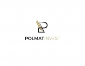 Projekt graficzny, nazwa firmy, tworzenie logo firm POLMAT INVEST  - Logo - MMgraf