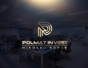 Projekt graficzny, nazwa firmy, tworzenie logo firm POLMAT INVEST  - Logo - myKoncepT
