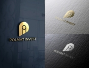 Projekt graficzny, nazwa firmy, tworzenie logo firm POLMAT INVEST  - Logo - noon