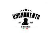 Projekt graficzny, nazwa firmy, tworzenie logo firm Logo dla włoskiej pizzeri Unomomento - AndySheppard
