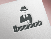 Projekt graficzny, nazwa firmy, tworzenie logo firm Logo dla włoskiej pizzeri Unomomento - maupa