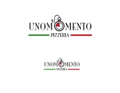 Projekt graficzny, nazwa firmy, tworzenie logo firm Logo dla włoskiej pizzeri Unomomento - makkena