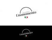 Projekt graficzny, nazwa firmy, tworzenie logo firm Logo dla włoskiej pizzeri Unomomento - Quavol