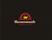 Projekt graficzny, nazwa firmy, tworzenie logo firm Logo dla włoskiej pizzeri Unomomento - wlodkazik