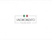 Projekt graficzny, nazwa firmy, tworzenie logo firm Logo dla włoskiej pizzeri Unomomento - mgrafik