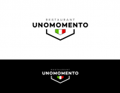 Projekt graficzny, nazwa firmy, tworzenie logo firm Logo dla włoskiej pizzeri Unomomento - Quavol