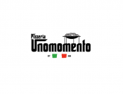 projektowanie logo oraz grafiki online Logo dla włoskiej pizzeri Unomomento