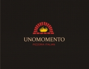 Projekt graficzny, nazwa firmy, tworzenie logo firm Logo dla włoskiej pizzeri Unomomento - wlodkazik