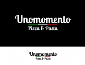 Projekt graficzny, nazwa firmy, tworzenie logo firm Logo dla włoskiej pizzeri Unomomento - OrKa