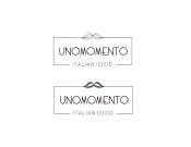 Projekt graficzny, nazwa firmy, tworzenie logo firm Logo dla włoskiej pizzeri Unomomento - mgrafik
