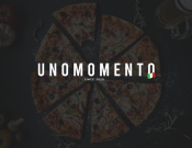 Projekt graficzny, nazwa firmy, tworzenie logo firm Logo dla włoskiej pizzeri Unomomento - DarvinArt