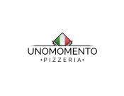 Projekt graficzny, nazwa firmy, tworzenie logo firm Logo dla włoskiej pizzeri Unomomento - kushie