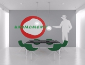 Projekt graficzny, nazwa firmy, tworzenie logo firm Logo dla włoskiej pizzeri Unomomento - Tess