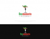 Projekt graficzny, nazwa firmy, tworzenie logo firm Logo dla włoskiej pizzeri Unomomento - myKoncepT