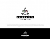 Projekt graficzny, nazwa firmy, tworzenie logo firm Logo dla włoskiej pizzeri Unomomento - matuta1
