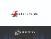 Projekt graficzny, nazwa firmy, tworzenie logo firm Logo ptaka - architekt wnętrz - paukma