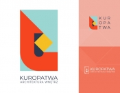 Projekt graficzny, nazwa firmy, tworzenie logo firm Logo ptaka - architekt wnętrz - kmachalski