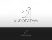Projekt graficzny, nazwa firmy, tworzenie logo firm Logo ptaka - architekt wnętrz - kucel