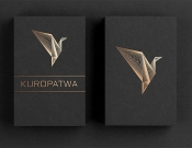 Projekt graficzny, nazwa firmy, tworzenie logo firm Logo ptaka - architekt wnętrz - calmant