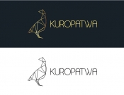 Projekt graficzny, nazwa firmy, tworzenie logo firm Logo ptaka - architekt wnętrz - sochi