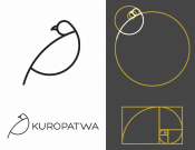 Projekt graficzny, nazwa firmy, tworzenie logo firm Logo ptaka - architekt wnętrz - maupa